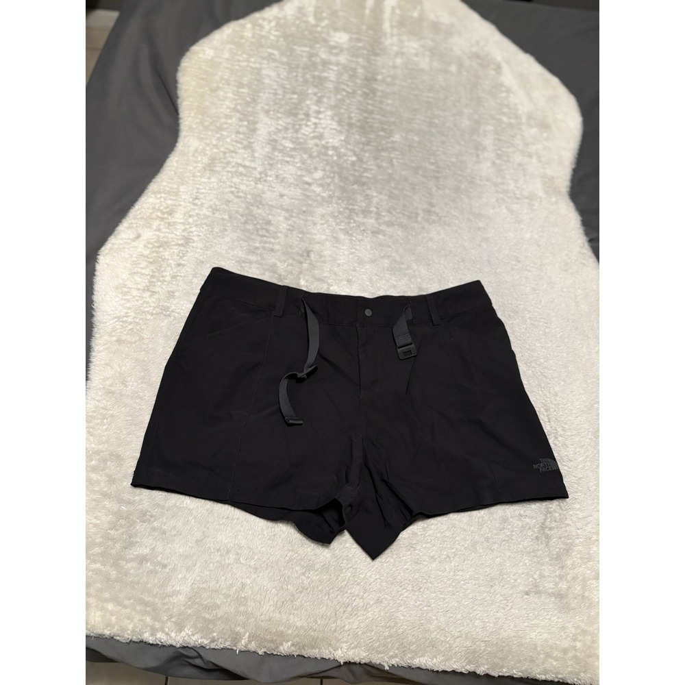 Women's THE NORTH FACE Paramount Belt Flash Dry Shorts Hiking Black‎ 20W Plus